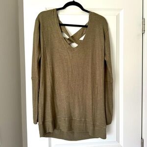 Chance or Fate (Dry Goods) Olive Green Tunic Sweater M NWT